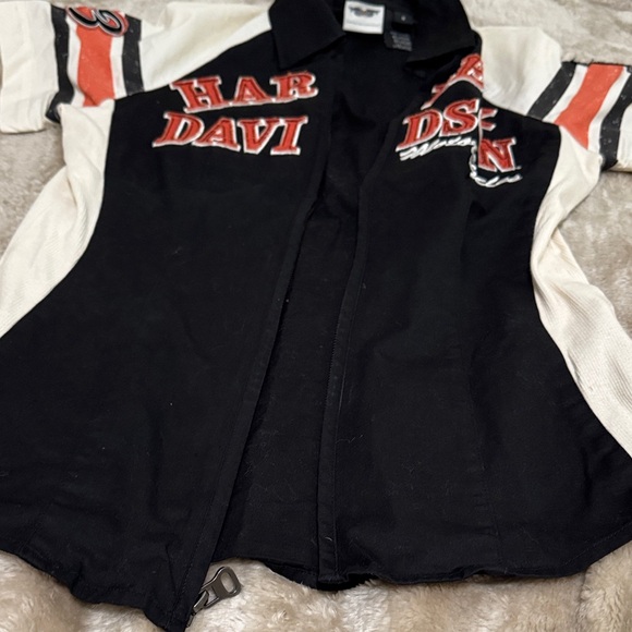 Harley-Davidson Black and White Racing Shirt - Picture 5 of 5